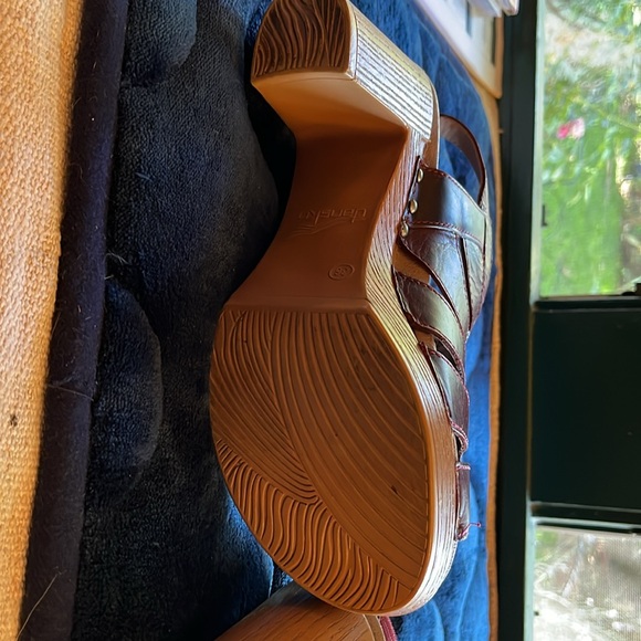 Dansko high heeled clogs 8/38 like new - Picture 8 of 10